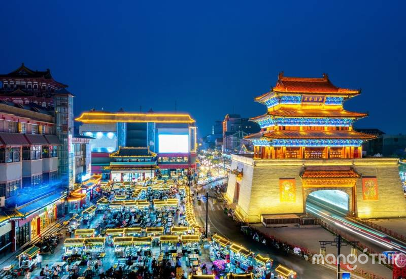 8 chợ đêm ở Trung Quốc nổi tiếng nhất để mua sắm, ăn uống